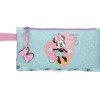 JOUMMA BAGS,S.L Disney - Estuche azul Disney Minnie My happy place con asa 22x12 cms Poliéster* Material Escolar