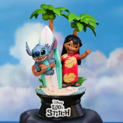 ABYSSE CORP Disney - Figura coleccionable de Lilo & Stitch con tabla de surf ㅤ* Friki Zone