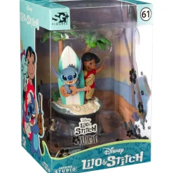 ABYSSE CORP Disney - Figura coleccionable de Lilo & Stitch con tabla de surf ㅤ* Friki Zone