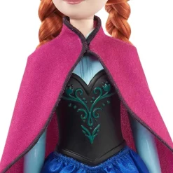 MATTEL Disney - Frozen - Muñeca viajera Frozen 2 Anna con look de viaje 32 cm ㅤ* Muñecas