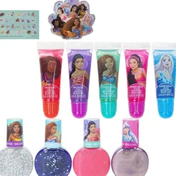 VALUVIC Disney - Juego maquillaje con esmalte de uñas y brillo labios