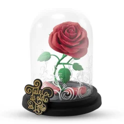 ABYSSE CORP Disney - La Bella y la Bestia - Figura decorativa Rosa Encantada estilo Disney 15 cm ㅤ* Friki Zone