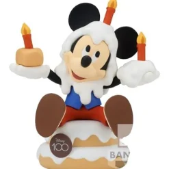BANPRESTO Disney - Mickey Mouse - Figura de acción Mickey Mouse, personajes Disney, aniversario 100, 11 cm, multicolor ㅤ* Friki Zone