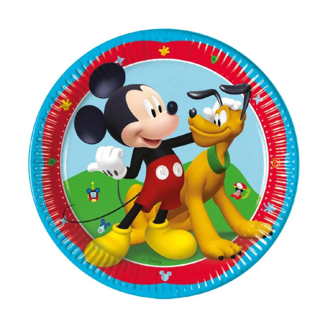 MICKEY Disney - Mouse - Pack 8 platos de papel