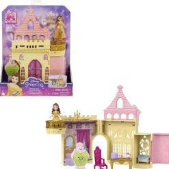 MATTEL Disney - Mini casa de muñecas Castillo de Bella Disney Princess ㅤ