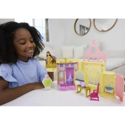 MATTEL Disney - Mini casa de muñecas Castillo de Bella Disney Princess ㅤ