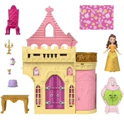 MATTEL Disney - Mini casa de muñecas Castillo de Bella Disney Princess ㅤ