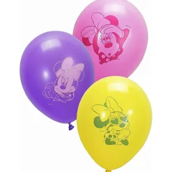 MINNIE MOUSE Disney - - Pack 10 globos medianos Minnie (varios modelos)* Artículos De Fiesta Y Regalos
