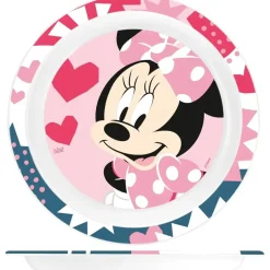 LULABI Disney - Minnie Mouse - Plato plano* Preparación Comida Y Accesorios·Platos Y Cubiertos Infantiles