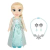 FROZEN Disney - Muñeca Elsa 38 cm con collar y pendientes