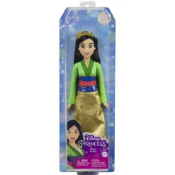MATTEL Disney - Mulán Muñeca princesa Disney con pelo largo