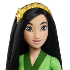 MATTEL Disney - Mulán Muñeca princesa Disney con pelo largo