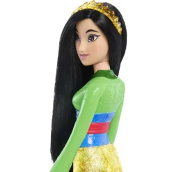 MATTEL Disney - Mulán Muñeca princesa Disney con pelo largo