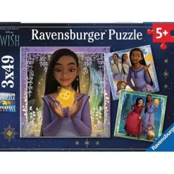 RAVENSBURGER IBÉRICA Disney - Puzzle de colección Disney Wish, 3x49 piezas ㅤ* Juegos Y Puzzles