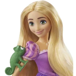 MATTEL Disney - Rapunzel - Muñeca princesa y caballo de juguete, HLW23