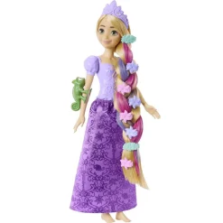 MATTEL Disney - Rapunzel - Muñeca Princesa Rapunzel con peinados mágicos y accesorios