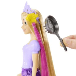 MATTEL Disney - Rapunzel - Muñeca Princesa Rapunzel con peinados mágicos y accesorios