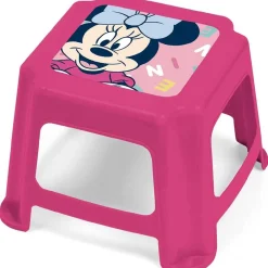 MINNIE Disney - Taburete de plástico Disney de 27x27x21cm WD14420
