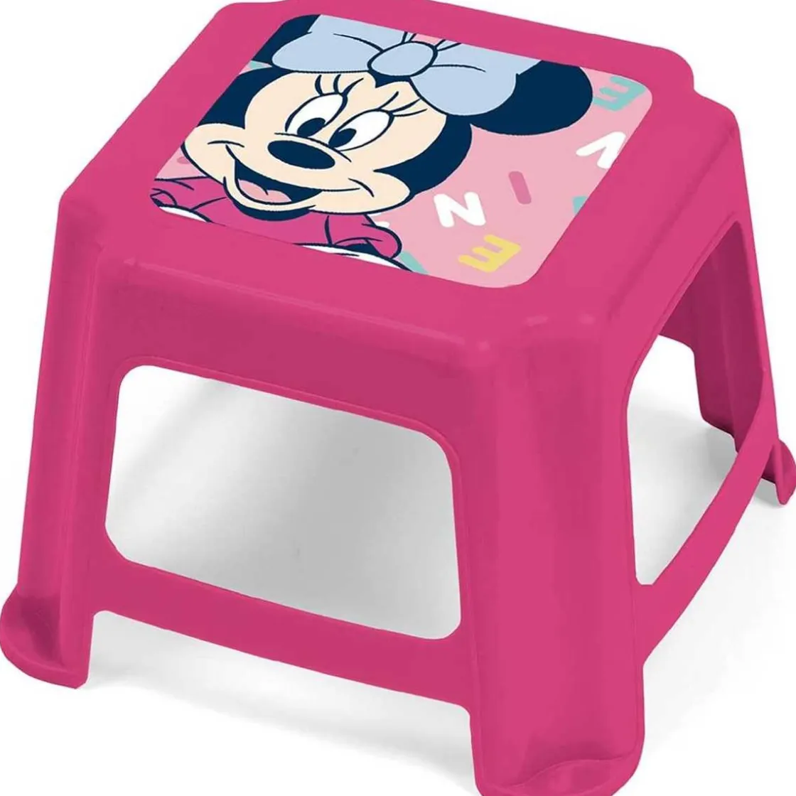 MINNIE Disney - Taburete de plástico Disney de 27x27x21cm WD14420