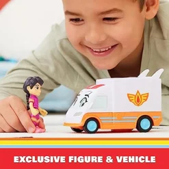 SPIN MASTER Disney - Vehículo de rescate Firebuds Core Violet y Axl ㅤ