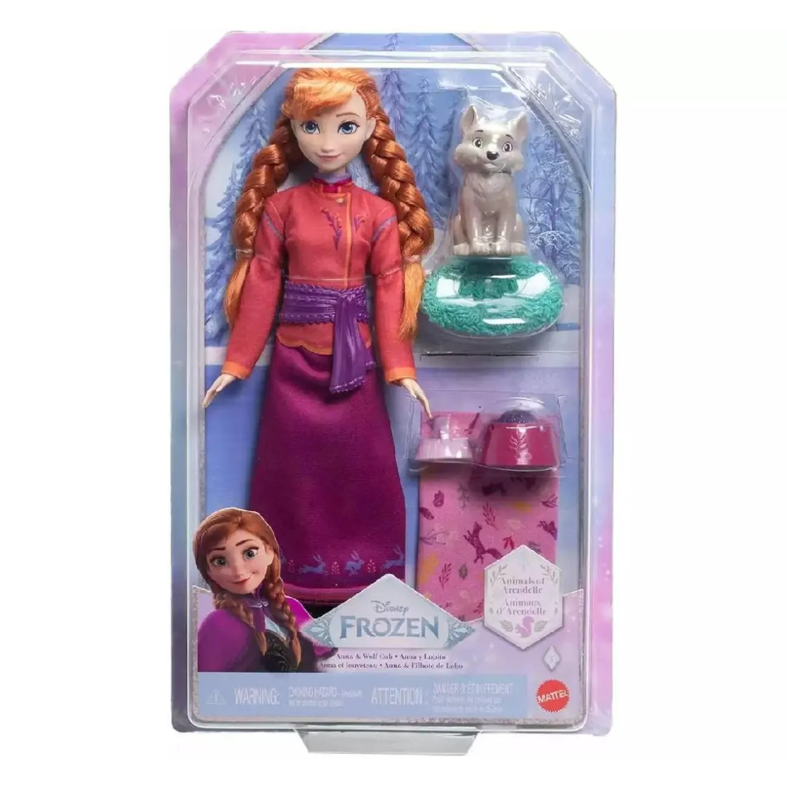 MATTEL Disney Frozen - Anna y lobito