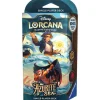 RAVENSBURGER IBÉRICA Disney Lorcana - Mazo de inicio Azurite Sea - Ámbar/Rubí (inglés)