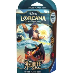 RAVENSBURGER IBÉRICA Disney Lorcana - Mazo de inicio Azurite Sea - Ámbar/Rubí (inglés)