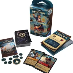 RAVENSBURGER IBÉRICA Disney Lorcana - Mazo de inicio Azurite Sea - Ámbar/Rubí (inglés)
