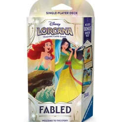RAVENSBURGER IBÉRICA Disney Lorcana Fabled - Mazo de inicio Ámbar / Zafiro (inglés)