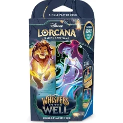 RAVENSBURGER IBÉRICA Disney Lorcana Whispers in the Well - Mazo de inicio Ámbar / Esmeralda (inglés)* Juegos Y Puzzles|Friki Zone