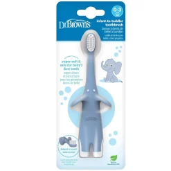 DR. BROWN'S - Cepillo de Dientes Elefante Azul