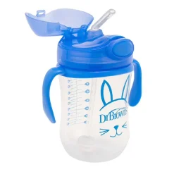 DR BROWN´S Dr. Brown´s - Mi primer vaso con pajita 270 ml Azul* Preparación Comida Y Accesorios·Tazas Y Vasos