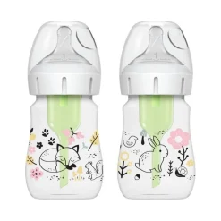 DR. BROWN'S - Pack 2 Biberones Options+ Boca Ancha 150ml - Bosque