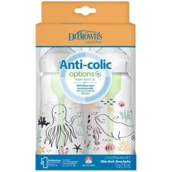 DR. BROWN'S - Pack 2 Biberones Options+ Boca Ancha 270ml - Océano* Biberones Y Chupetes·Biberones