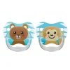 DR BROWN´S Dr Brown's - Pack 2 Chupetes Animales 6-12 meses Azul