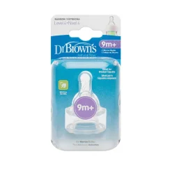 DR BROWN´S Dr. Brown's - Pack 2 Tetinas Options Estándar Nivel 4