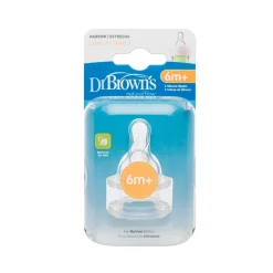 DR BROWN´S Dr. Brown's - Pack 2 Tetinas Options Estándar Nivel 3* Biberones Y Chupetes·Tetinas