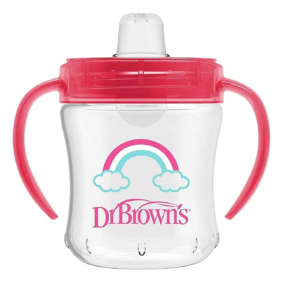 DR BROWN´S Dr. Brown´s - Vaso Transición boquilla suave 180 ml Rosa