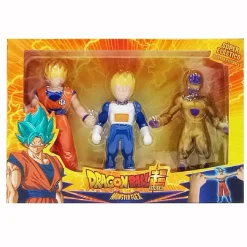 BIZAK Dragon Ball Super - Pack 3 personajes Monsterflex (Varios modelos)* Figuras De Acción