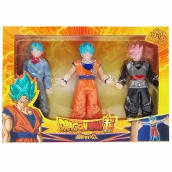 BIZAK Dragon Ball Super - Pack 3 personajes Monsterflex (Varios modelos)* Figuras De Acción