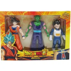 BIZAK Dragon Ball Super - Pack 3 personajes Monsterflex (Varios modelos)* Figuras De Acción