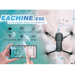 KLACK EUROPE Dron con cámara 720p EKLACK58* Vehículos Y Circuitos