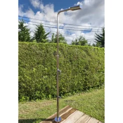 GRE Ducha de acero con grifo lavapiés* Piscinas|Juguetes De Verano