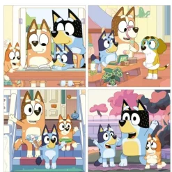 EDUCA Borras - Maletín 4 Puzzles progresivos Bluey* Juegos Y Puzzles