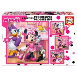 BORRAS Educa - Minnie Mouse - Puzzle Progresivo