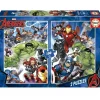 EDUCA BORRAS - Puzzle 100 piezas doble Avengers ㅤ