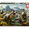 EDUCA BORRAS - Puzzle Adultos Dinosaurios Salvajes 1000 Piezas ㅤ