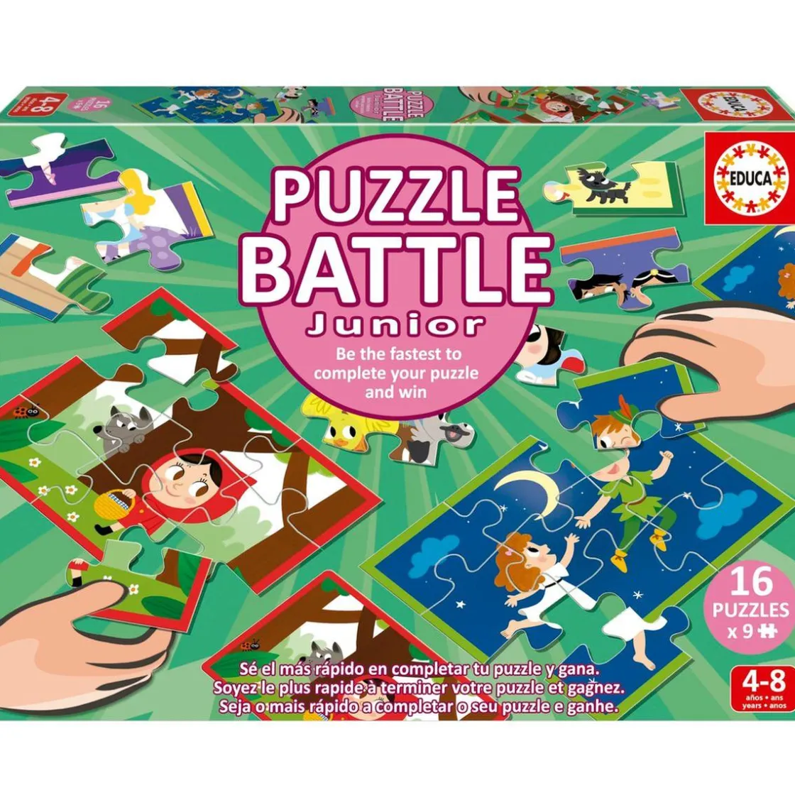 EDUCA BORRAS - Puzzle Battle Junior* Juegos Y Puzzles