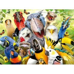 EDUCA BORRAS - Puzzle de pajarito: 500 piezas, 48x34 cm con Cola Fix para montaje ㅤ