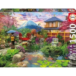 EDUCA BORRAS - Puzzle Jardín Japonés de 1500 Piezas ㅤ